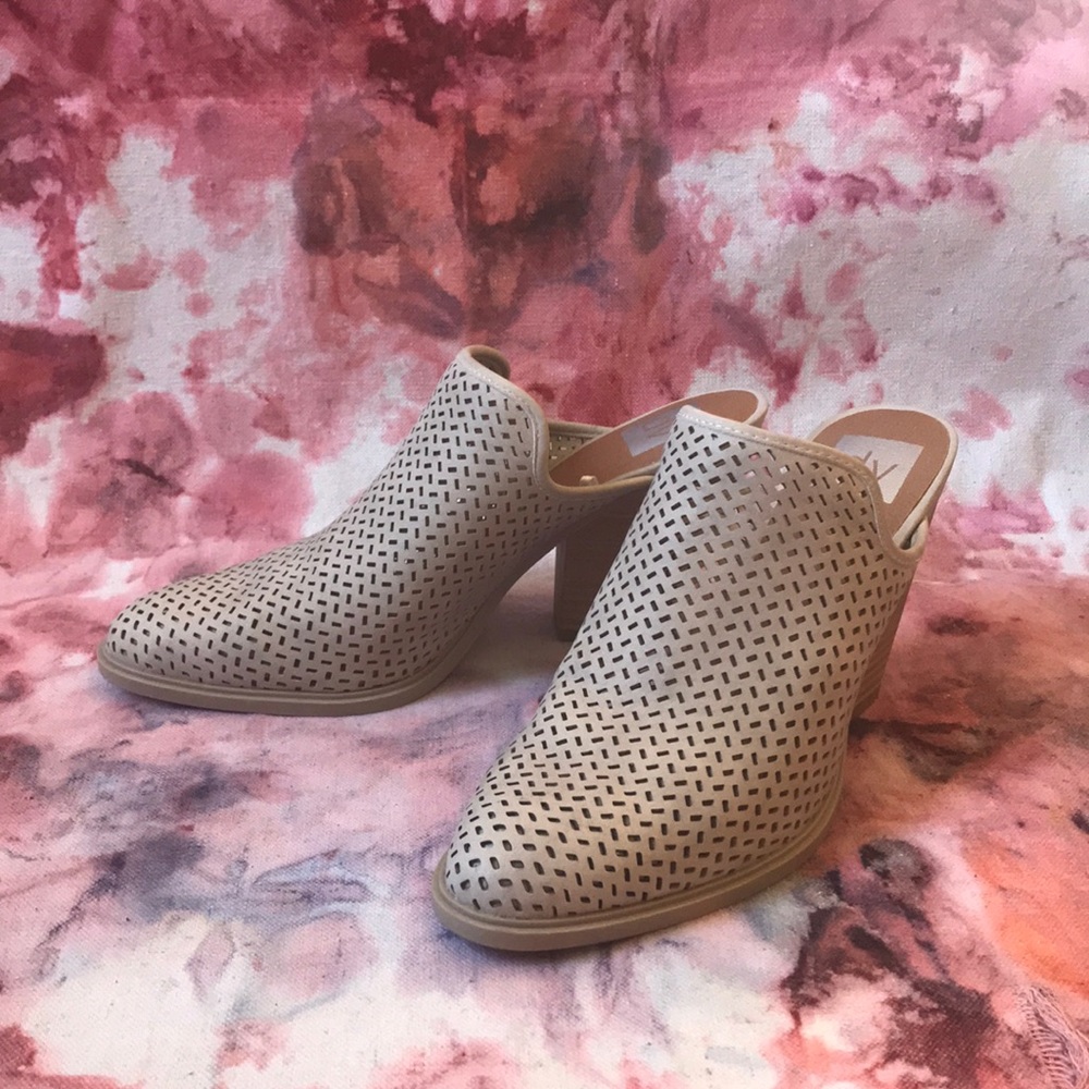 Dolce Vita Taupe Textured mules